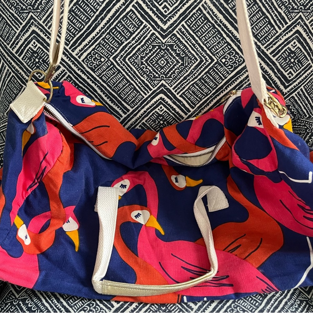 Packed Party brand Flamingo Duffle bag